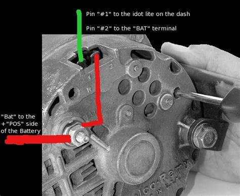 5 wire chevy alternator wiring 