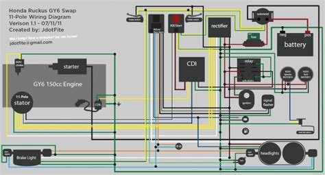 50cc Scooter Battery Wiring Diagram