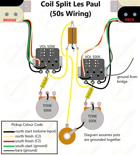 50s And Coil Split Wiring Diagram