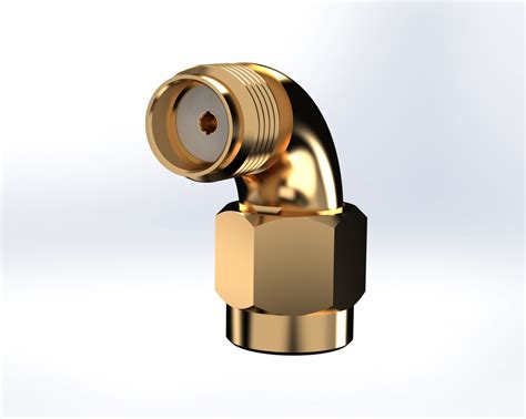 5490 right angle adapter, 90º right angle adapter