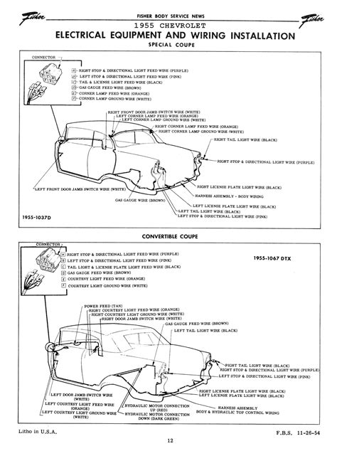 55 Chevy Bel Air Wiring Diagram