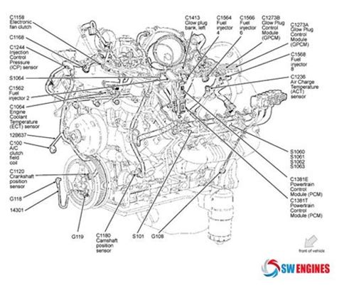 58 liter ford engine diagram 