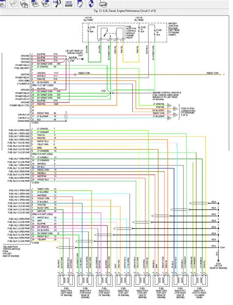 6 0 powerstroke wiring harness diagram schematic 