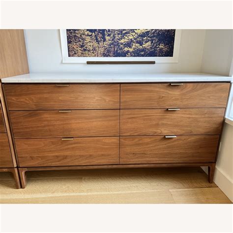 6 Drawer Dresser Walnut