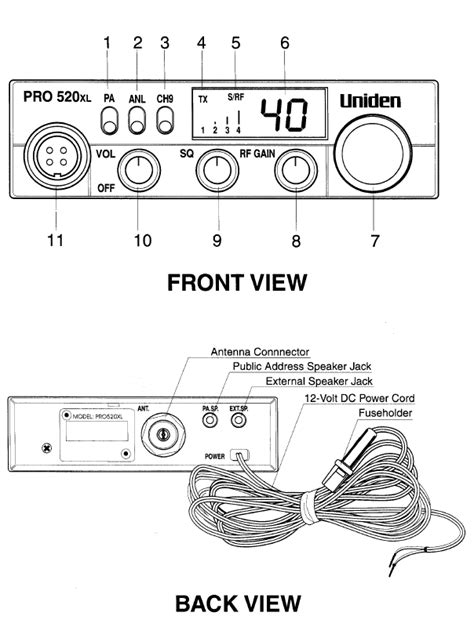 6 Pin Uniden Cb Wiring Diagram