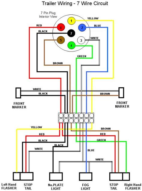 6 Wire Circuit Trailer Wiring Diagrams