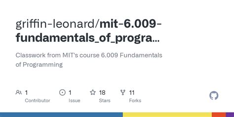 6.009 Mit Course Catalog