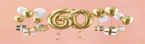 60 års fest: Alt du trenger å vite for å feire 60 år som et proff