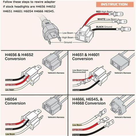 6024 headlight plug wiring 