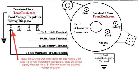 65 Mustang Alternator Wiring Diagram