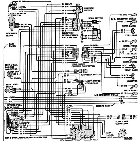 65 chevy truck wiring diagram schematic 