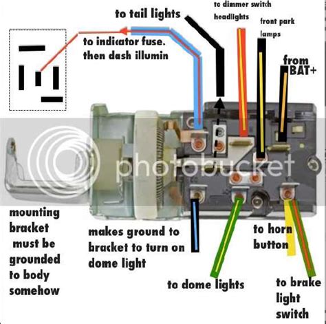 65 mustang headlight switch wiring diagram 