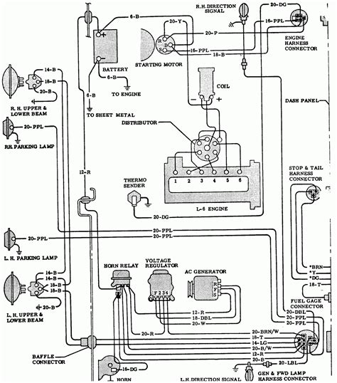 66 Chevy C10 Alternator Wiring Diagram