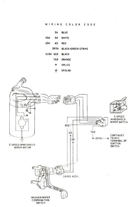 66 Mustang Wiring Diagram Wipers Switch