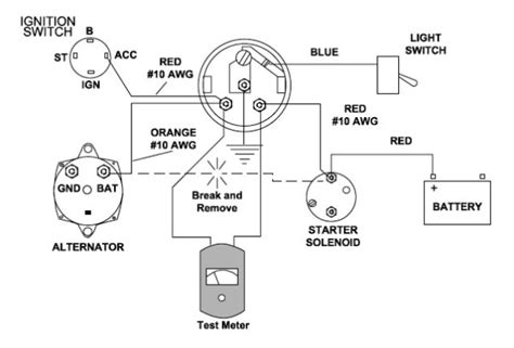67 mustang ammeter gauge wiring diagram 