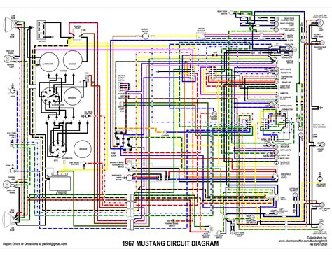 67 mustang tail light wiring diagram 