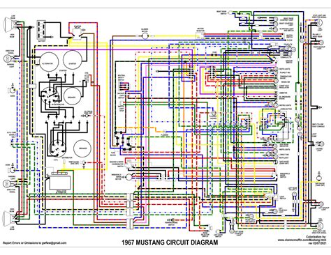 67 mustang wiring schematic 