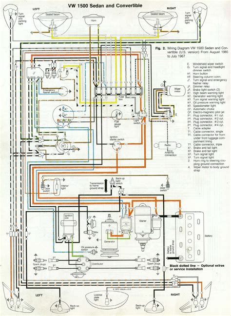 67 vw beetle towing wiring 