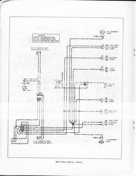 69 Camaro Tail Light Wiring Diagram