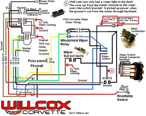 69 Corvette Wiper Motor Wiring Diagram