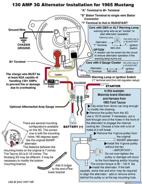 69 Mustang Alternator Wiring Diagram