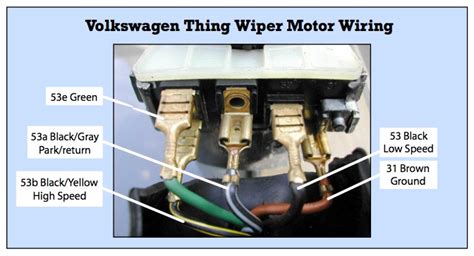 6v Vw Wiper Motor Wiring Diagram