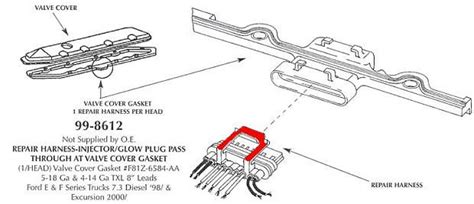 7 3 valve cover wiring harness 