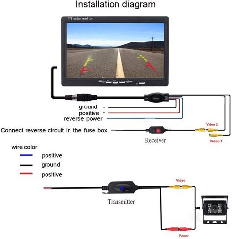 7 Tft Lcd Monitor Backup Camera Wiring Diagram