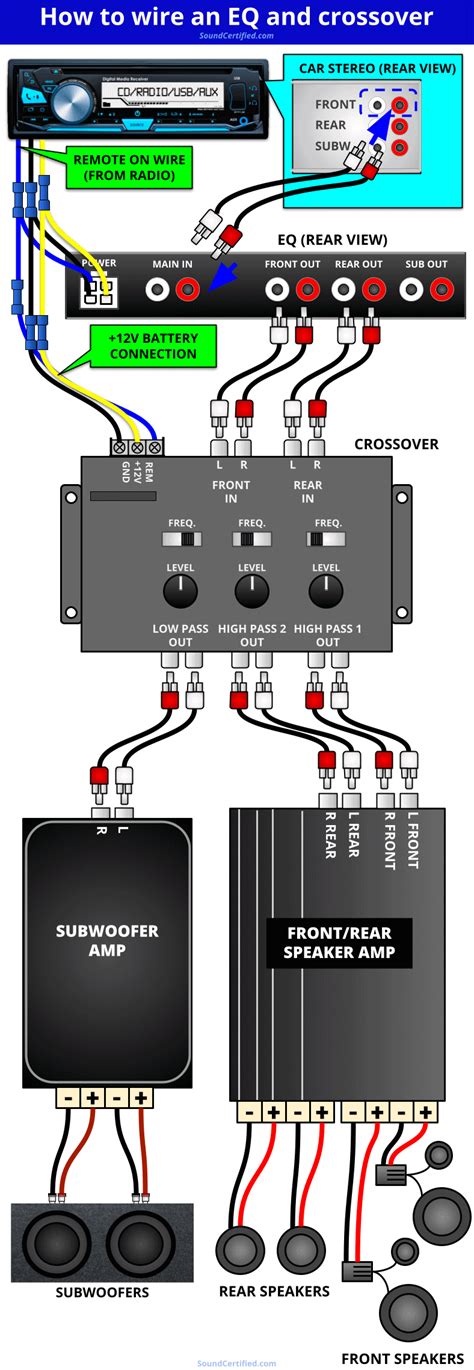 7 band equalizer auto wires diagram 