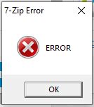 7 zip error autodesk, 