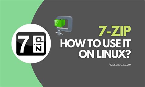 7 zip in linux, 7-zip developer releases the first official linux version