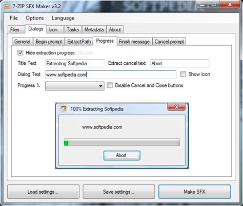7-zip sfx maker portable 2026, Sfx zip maker screenshots. Download 7-zip sfx maker