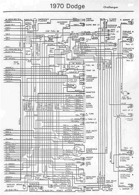 70 Challenger Wiring Diagram