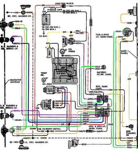 70 Chevelle Headlight Wiring Diagram