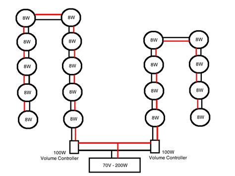 70 Volt Audio System Wiring Diagram