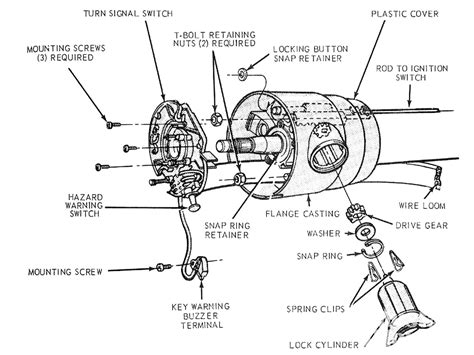 70 mustang steering column wiring diagram 