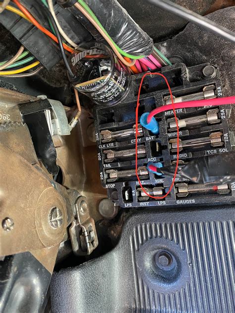 71 camaro fuse box 