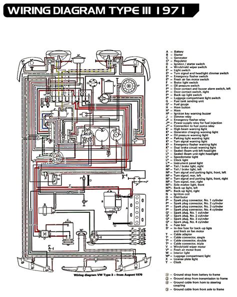 71 volkswagen ignition wiring diagram schematic 