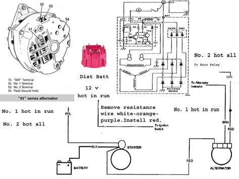 72 Chevelle Alternator Wiring Diagram