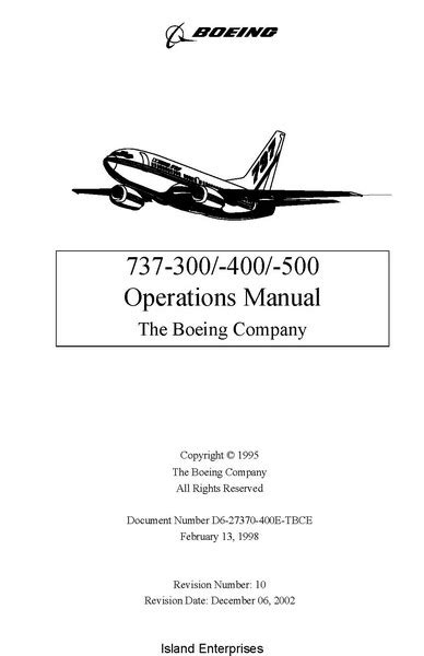 737 300 Maintenance Manual Torrent