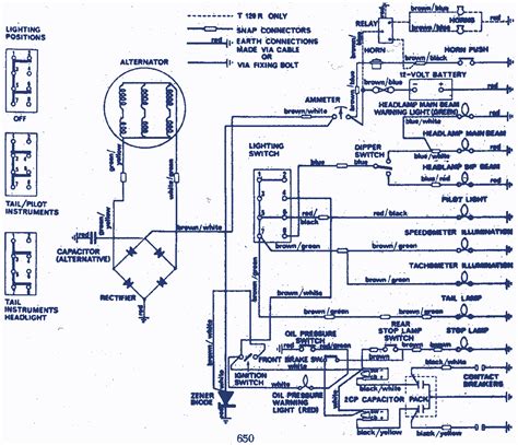 76 triumph tr6 wiring diagram 