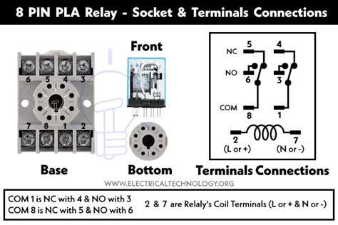 8 Pin Latching Relay Wiring Diagram