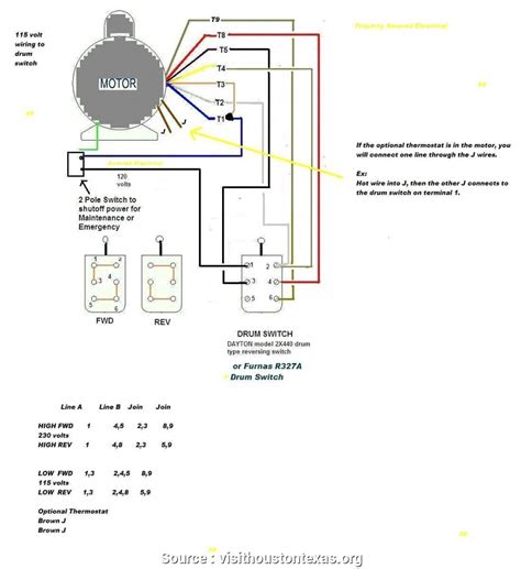 8 Wire Electric Motor Wiring Diagram