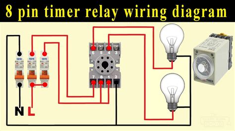 8 pin control relay wiring diagrams 