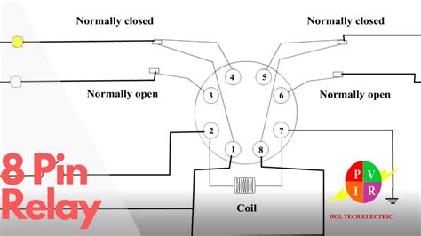 8 pole relay wiring diagram 