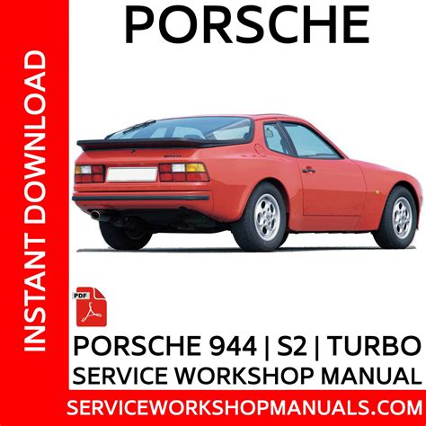 82 91 Porsche 944 Service Repair Workshop Manual