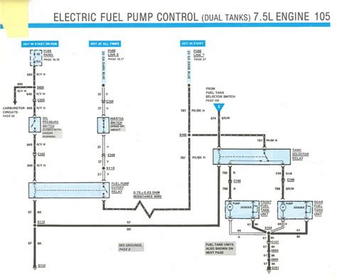 85 F350 7 5 Fuel Pump Wiring Diagram