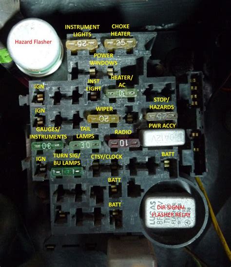 85 chevy c30 fuse box 