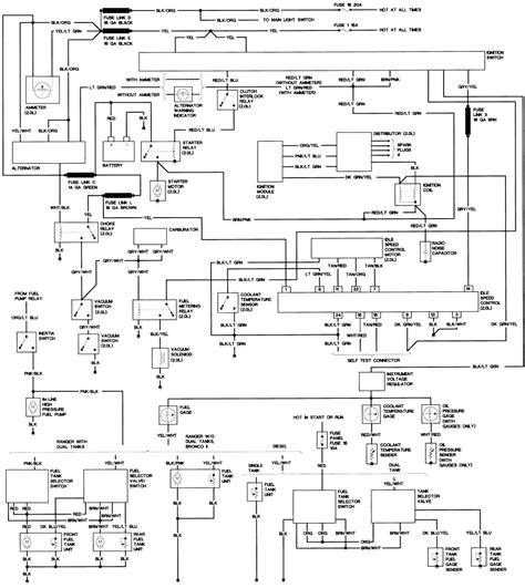 86 Ford Wiring Diagram Schematic