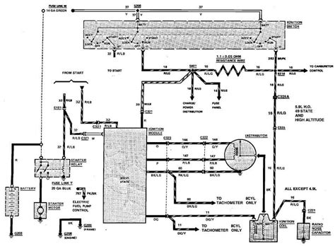 86 ford engine diagram 